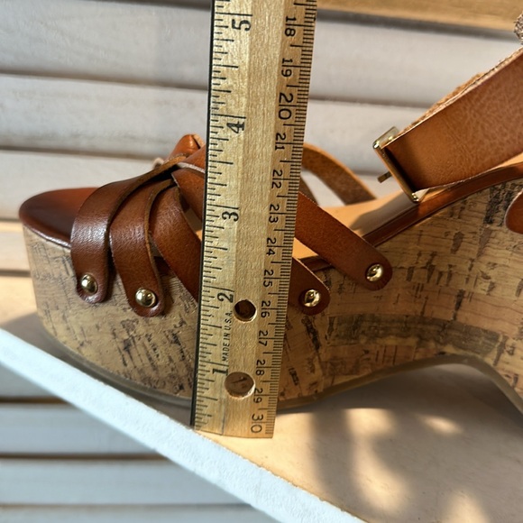 Mossimo Cork Platform Strappy Sandals - Picture 5 of 5